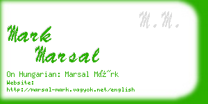 mark marsal business card